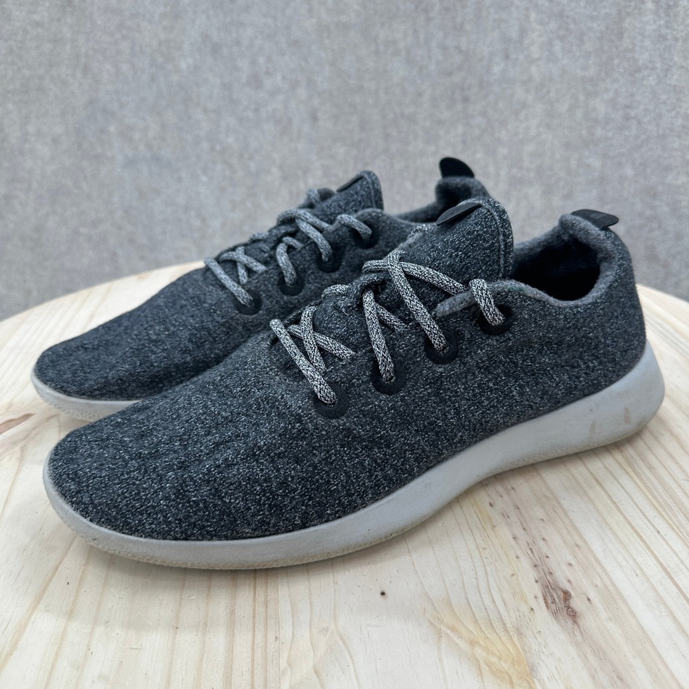 Allbirds Mens Wool Runners Charcoal Grey Mizzle‎ Sneakers M13 Sustainable Shoes
